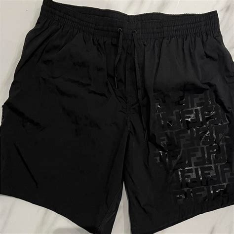 men's fendi swim trunks|water activated swim trunks.